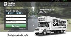 Desktop Screenshot of moversarlingtontexas.net